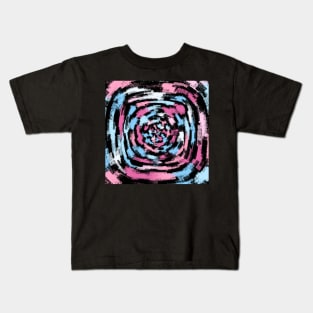 Tunnel Swirl Pastel Arrow Pattern Kids T-Shirt